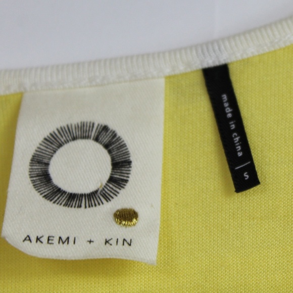 Anthropologie Akemi Filligree Yellow Lace Top S - Picture 5 of 8